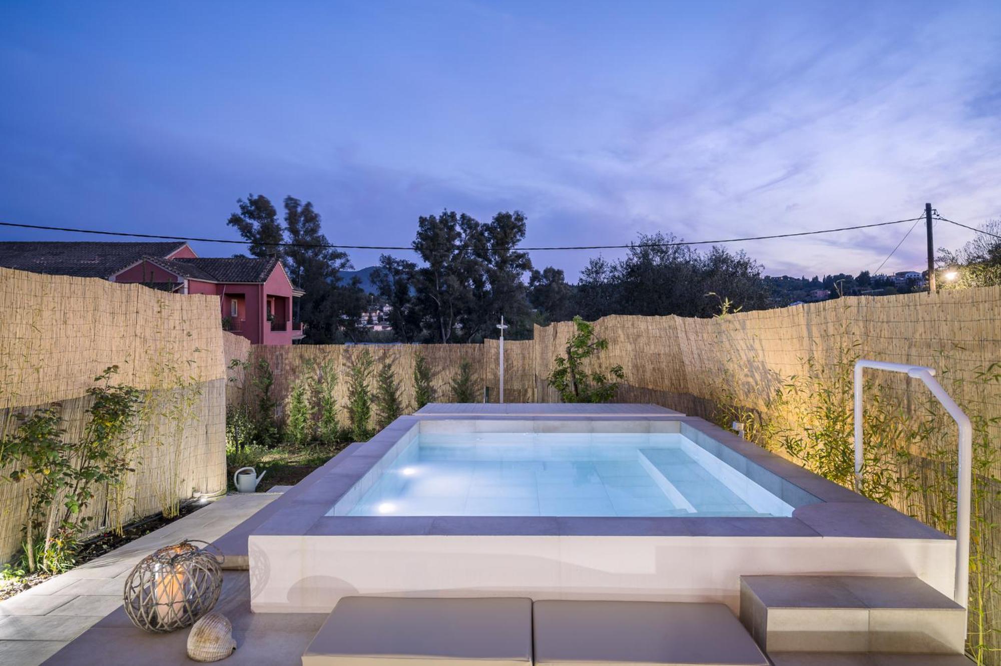 Villa Nina With Private Plunge Pool, 5Km To Corfu Town Eksteriør billede