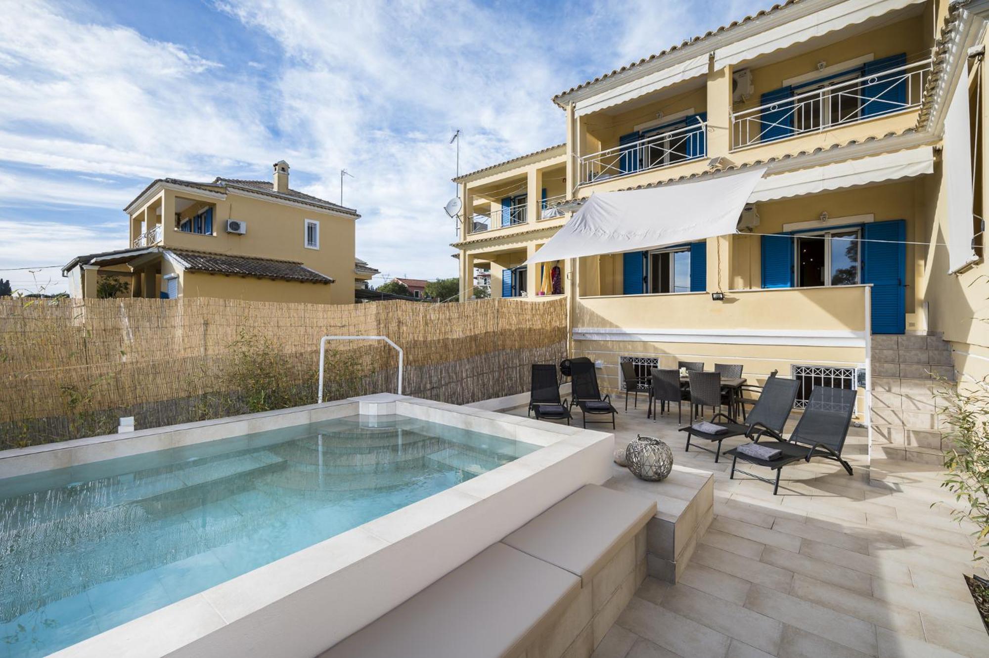 Villa Nina With Private Plunge Pool, 5Km To Corfu Town Eksteriør billede