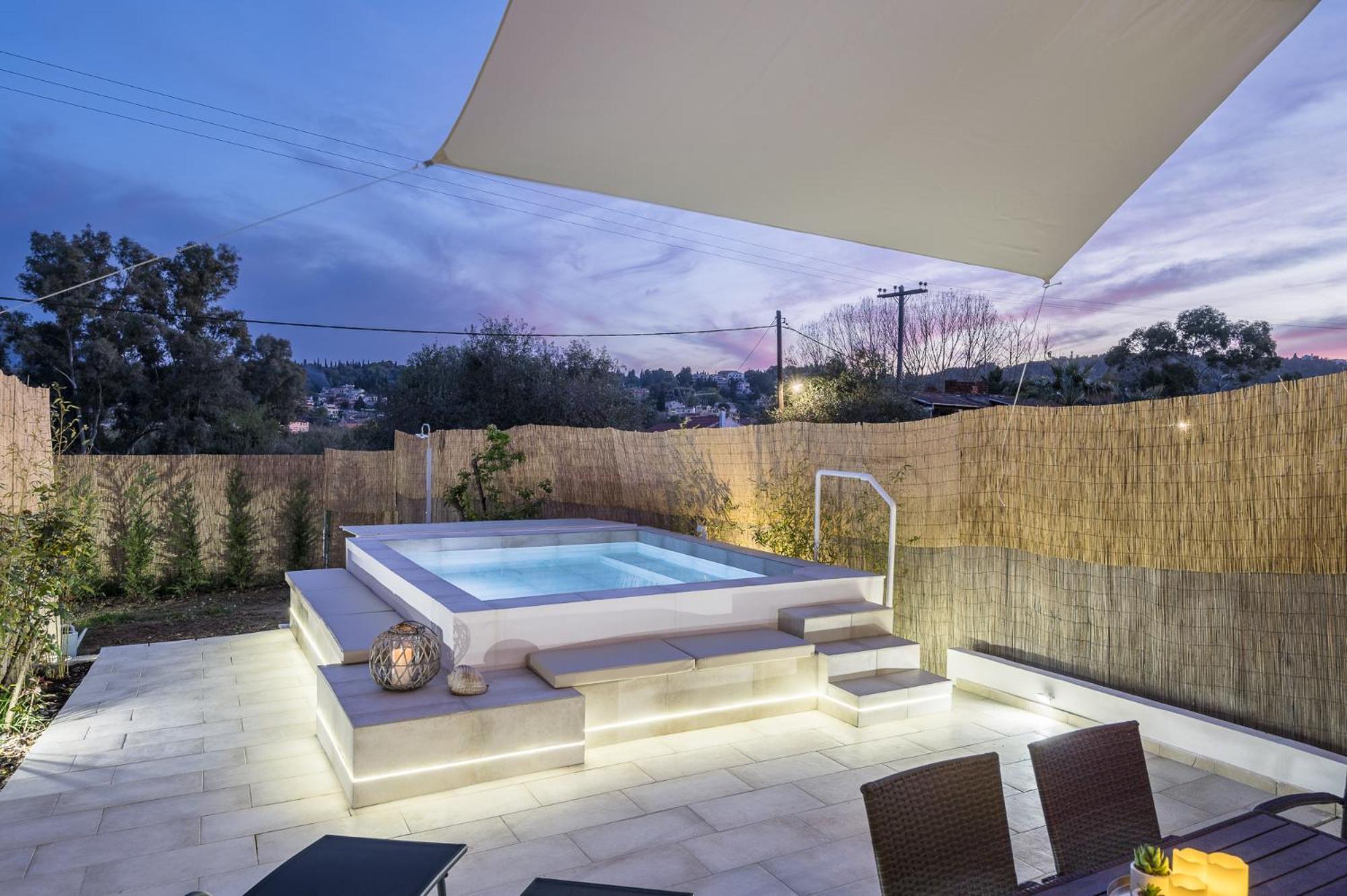 Villa Nina With Private Plunge Pool, 5Km To Corfu Town Eksteriør billede